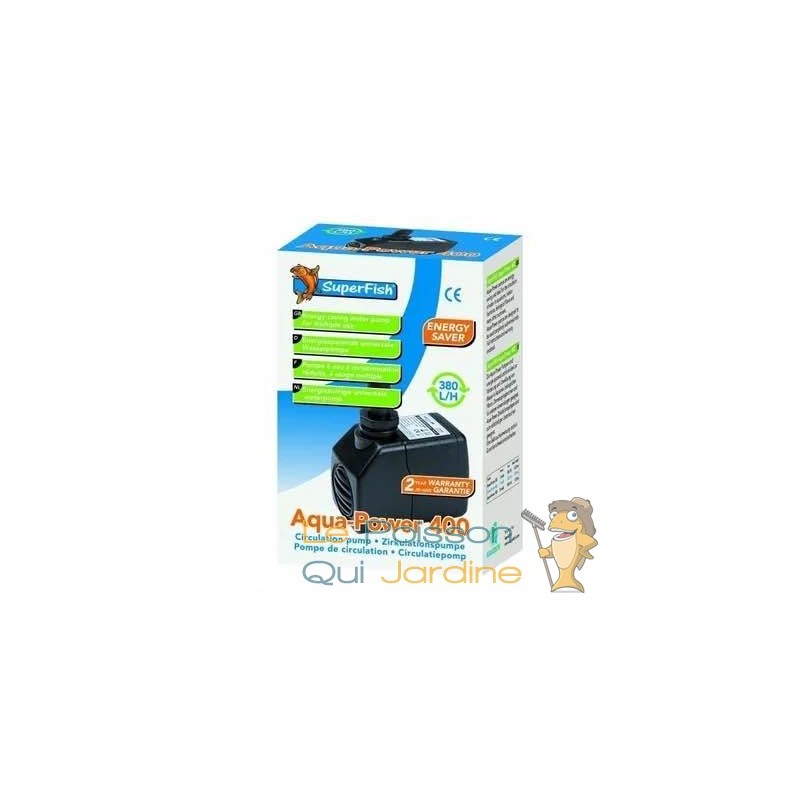 Pompe à eau pour aquarium 420 l/h pour aquarium eau douce et marin de 100 à  150 litres - Le Poisson Qui Jardine