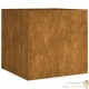 Jardinière Acier Corten 40 X 41 X 40 cm. Aspect Rouille, Très tendance. Jardin, Pation, Balcon