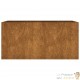 Jardinière Acier Corten 80 X 40 X 40 cm. Aspect Rouille, Très tendance. Jardin, Pation, Balcon