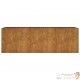 Jardinière Acier Corten 120 X 40 X 40 cm. Aspect Rouille, Très tendance. Jardin, Pation, Balcon