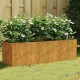 Jardinière Acier Corten 120 X 40 X 40 cm. Aspect Rouille, Très tendance. Jardin, Pation, Balcon