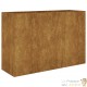 Jardinière Acier Corten 120 X 40 X 80 cm. Aspect Rouille, Très tendance. Jardin, Pation, Balcon