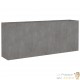 Jardinière Acier Corten 200 X 40 X 80 cm. Aspect Rouille, Très tendance. Jardin, Pation, Balcon