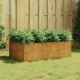 Jardinière Acier Corten 120 X 80 X 40 cm. Aspect Rouille, Très tendance. Jardin, Pation, Balcon