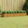 Jardinière Acier Corten 360 X 80 X 40 cm. Aspect Rouille, Très tendance. Jardin, Patio, Balcon