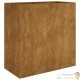 Jardinière Acier Corten 40 X 80 X 80 cm. Aspect Rouille, Très tendance. Jardin, Pation, Balcon