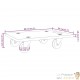 2 Chariots Manutention sur roulettes, 80 cm Charge Maximale De 250 kg Avec Roulettes