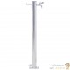 Colonne à Eau Ronde 80 cm. Support de robinet extérieur.