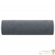 2 Coussins décoratifs Gris Anthracite Ø15x50 cm En Velours. Idéal Salon, Sofa et Canapé