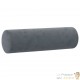 2 Coussins décoratifs Gris Anthracite Ø15x50 cm En Velours. Idéal Salon, Sofa et Canapé