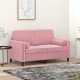 2 Coussins décoratifs Rose Ø15x50 cm En Velours. Idéal Salon, Sofa et Canapé