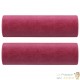 2 Coussins décoratifs Rouge Ø15x50 cm En Velours. Idéal Salon, Sofa et Canapé