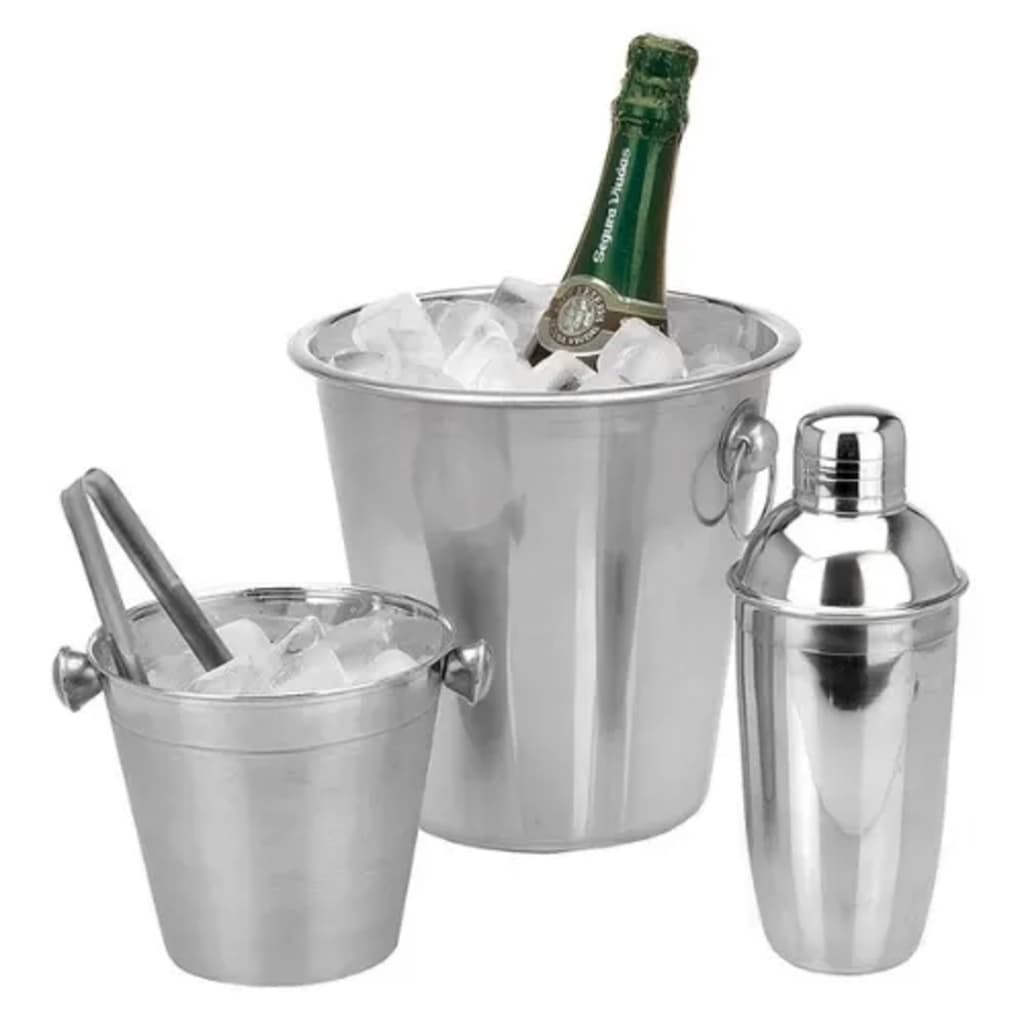 Ensemble Seau à glaçons, Shaker et accessoires pour cocktails