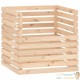 Composteur De 500 Litres Brun Clair Pour Jardin. En Bois de pin. Bois Massif