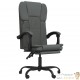 Chaise de Bureau En Tissu de Qualité Gris Anthracite : Confort Optimal pour le Travail Quotidien