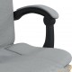 Chaise de Bureau En Tissu de Qualité Gris : Confort Optimal pour le Travail Quotidien