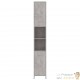 Meubles de salle de bain Couleur Gris Béton : Armoire, meuble-lavabo, armoi haute et basse