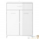 Meubles de salle de bain Couleur Blanc Brillant : Armoire, meuble-lavabo, armoi haute et basse