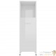 Meubles de salle de bain Couleur Blanc Brillant : Armoire, meuble-lavabo, armoi haute et basse