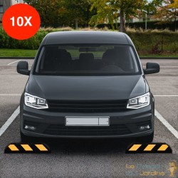 10 Arrêts - Butoirs 56 cm pour place de stationnement Parking. Réfléchissant