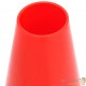 4 Cônes de signalisation 50 cm de hauteur réfléchissants Rouge et blanc