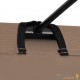 Lit de Camp Taupe 180 cm de long. Ideal camping, caravaning, vanlife, expédition