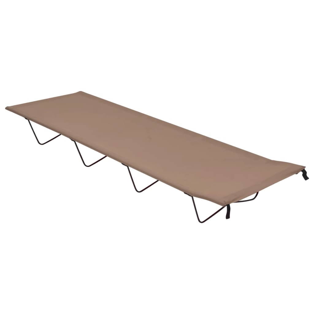 Lit de Camp Taupe 180 cm de long. Ideal camping, caravaning, vanlife, expédition