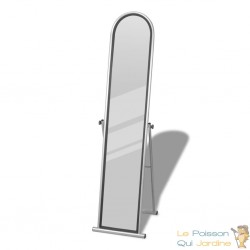 Grand Miroir 144 cm Gris pour la chambre ou la salle de bain. Idéal pour s'habiller