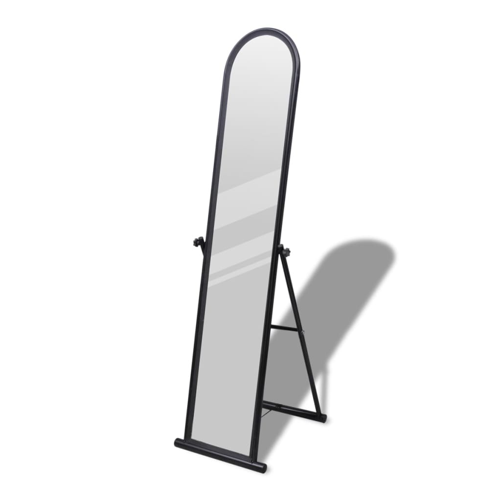 Grand Miroir 144 cm Noir pour la chambre ou la salle de bain. Idéal pour s'habiller