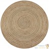 Tapis Rond en Jute Tressé 210 cm de Diamètre. Élégant et éco responsable