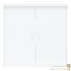 Meuble Blanc Pour aquariums de 80 X 30 cm. 2 Portes Support solide et stable pour auqariums