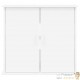 Meuble Blanc Brillant Pour aquariums de 80 X 30 cm. 2 Portes Support solide et stable pour auqariums