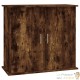 Meuble Aquarium Marron Foncé Pour 80 X 30 cm. 2 Portes Support solide et stable pour auqariums