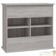 Meuble Aquarium Gris Pour 80 X 30 cm. 2 Portes Support solide et stable pour auqariums