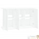Meuble Blanc Pour aquariums de 100 X 40 cm. 3 Portes Support solide et stable pour auqariums