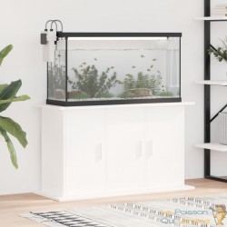 Meuble Blanc Pour aquariums de 100 X 40 cm. 3 Portes Support solide et stable pour auqariums