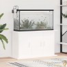 Meuble Blanc Pour aquariums de 100 X 40 cm. 3 Portes Support solide et stable pour aquariums