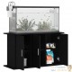 Meuble Noir Pour aquariums de 100 X 40 cm. 3 Portes Support solide et stable pour auqariums
