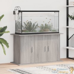 Meuble Gris Pour aquariums de 100 X 40 cm. 3 Portes Support solide et stable pour aquariums