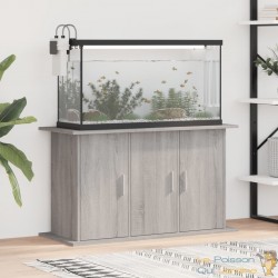 Meuble Gris Pour aquariums de 100 X 40 cm. 3 Portes Support solide et stable pour auqariums