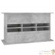 Meuble Gris Béton Pour aquariums de 100 X 40 cm. 3 Portes Support solide et stable pour auqariums