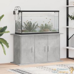 Meuble Gris Béton Pour aquariums de 100 X 40 cm. 3 Portes Support solide et stable pour aquariums