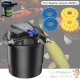 Filtre Bassin De Jardin Sous Pression, UV 36W, + mousses remplacement Max 40000 Litres. Modèle Premium