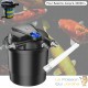 Filtre Bassin De Jardin Sous Pression, UV 36W, + Ampoule de remplacement Max 40000 Litres. Modèle Premium
