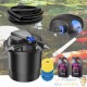 Kit Filtre Pression UV 36W, Pompe, Tuyau, ampoue uv et bactéries4 mousse de rechange Pour Bassins De 40000 L sans poissons et 20