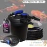 Kit Filtre Pression, 11W,Bassins De 10000 L + Bactéries, Pompe 6000 L/h