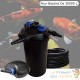 Kit filtre pression complet avec eponges supplémentaires pour bassins de 30000 l pompe 6000