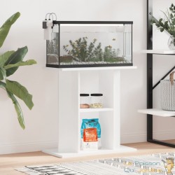 Meuble Support Blanc Aquariums 60 X 30 cm. 1 étagère Support solide et stable pour aquariums