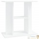 Meuble Support Blanc Aquariums 80 X 30 cm. 1 étagère Support solide et stable pour aquariums