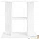 Meuble Support Blanc Brillant Aquariums 80 X 30 cm. 1 étagère Support solide et stable pour aquariums